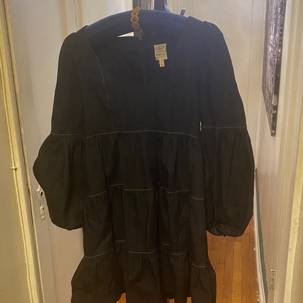 Cinq à Sept Black Midi Dress